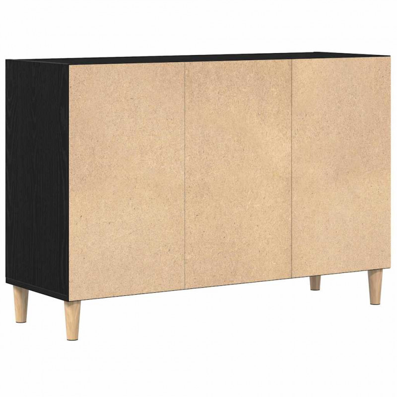Bufet Czarny Dąb 103,5 x 35 x 70 cm Materiał drewnopochodny