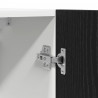 Szafka wisząca z półką Lyon 2 pcs Czarny Dąb 50 x 31 x 60 cm