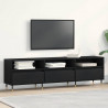 Szafka pod telewizor z szufladą Czarny Dąb 150 x 30 x 44,5 cm