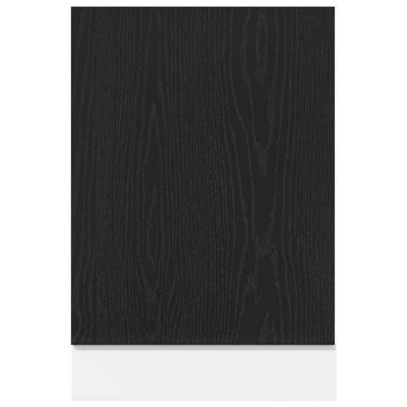 Panel do zmywarki, "Lyon", czarny dąb, 45x1,5x67 cm