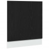 Panel do zmywarki, "Lyon", czarny dąb, 60x1,5x67 cm