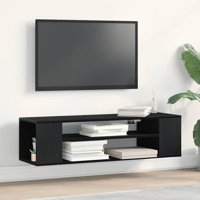 Szafka pod telewizor Czarny Dąb 100 x 30 x 26,5 cm