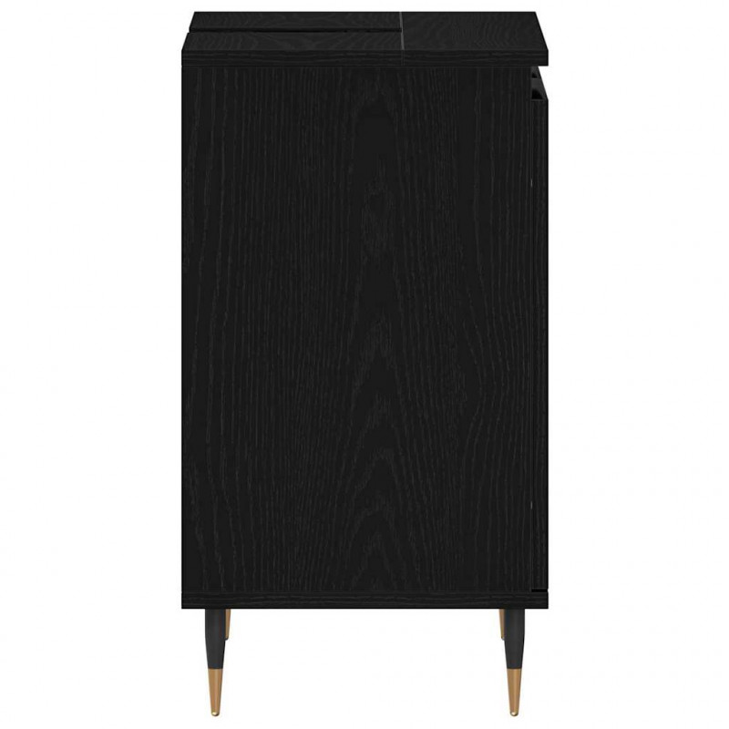 Szafka pod umywalkę z drzwiami Czarny Dąb 58 x 33 x 60 cm