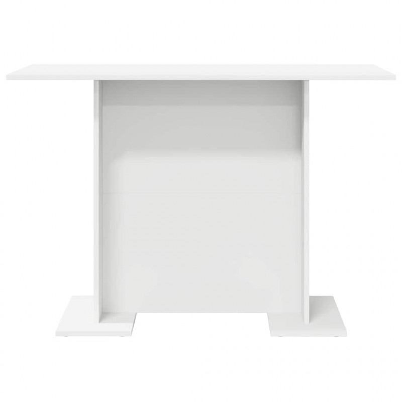 Stół jadalny Biały 110 x 60 x 75 cm Materiał drewnopochodny