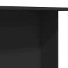 Stół jadalny Czarny 110 x 60 x 75 cm Materiał drewnopochodny