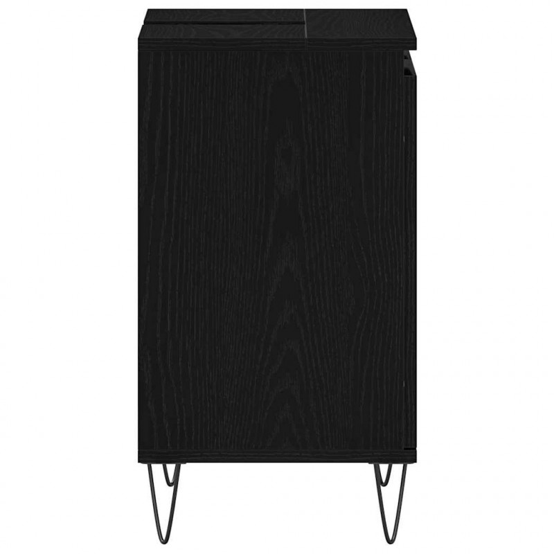 Szafka pod umywalkę z drzwiami Czarny Dąb 58 x 33 x 60 cm
