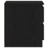 Szafka Nocna z szufladą 2 pcs Czarny Dąb 50 x 40 x 43,5 cm