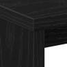 Szafka Nocna Czarny dąb 40 x 30 x 40 cm Materiał drewnopochodny
