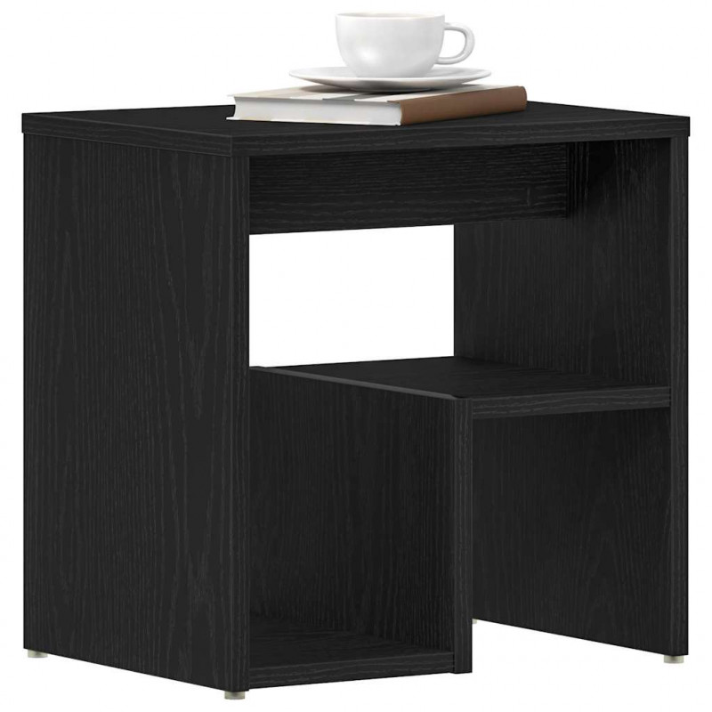 Szafka Nocna 2 pcs Czarny Dąb 40 x 30 x 40 cm