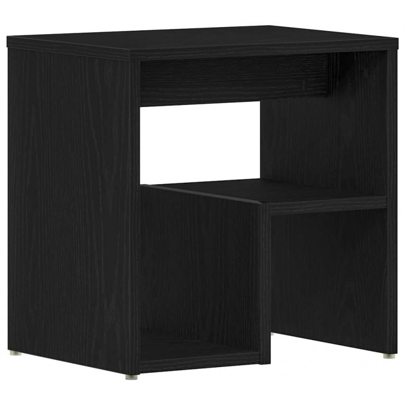 Szafka Nocna 2 pcs Czarny Dąb 40 x 30 x 40 cm