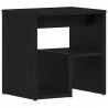 Szafka Nocna 2 pcs Czarny Dąb 40 x 30 x 40 cm
