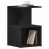 Szafka Nocna 2 pcs Czarny Dąb 35 x 35 x 55 cm