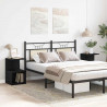 Szafka Nocna 2 pcs Czarny Dąb 35 x 35 x 55 cm