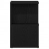 Szafka Nocna 2 pcs Czarny Dąb 35 x 35 x 55 cm