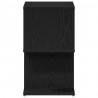 Szafka Nocna 2 pcs Czarny Dąb 50 x 30 x 51,5 cm
