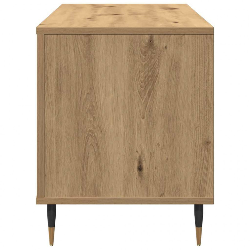 Szafka na płyty winylowe z półką dąb artisan 100 x 38 x 48 cm