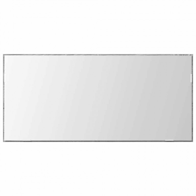 Lustro Ze LED Lights Z lustrem Wysoki szary sonoma 80 x 37 cm