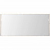 Lustro Stare drewno 80 x 37 cm Szkło i drewno inżynieryjne
