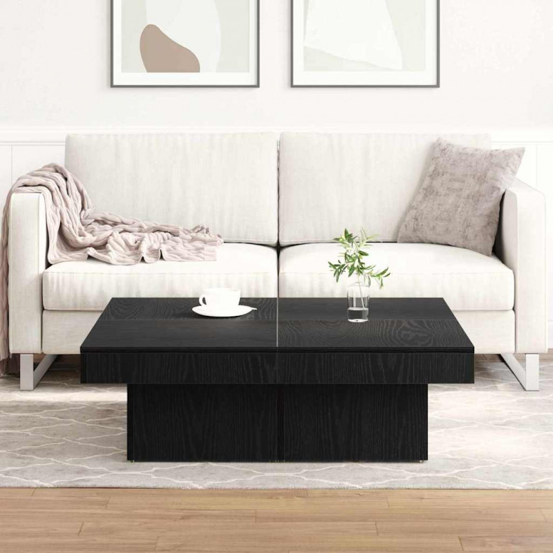 Stolik kawowy Czarny Dąb 90 x 90 x 28 cm