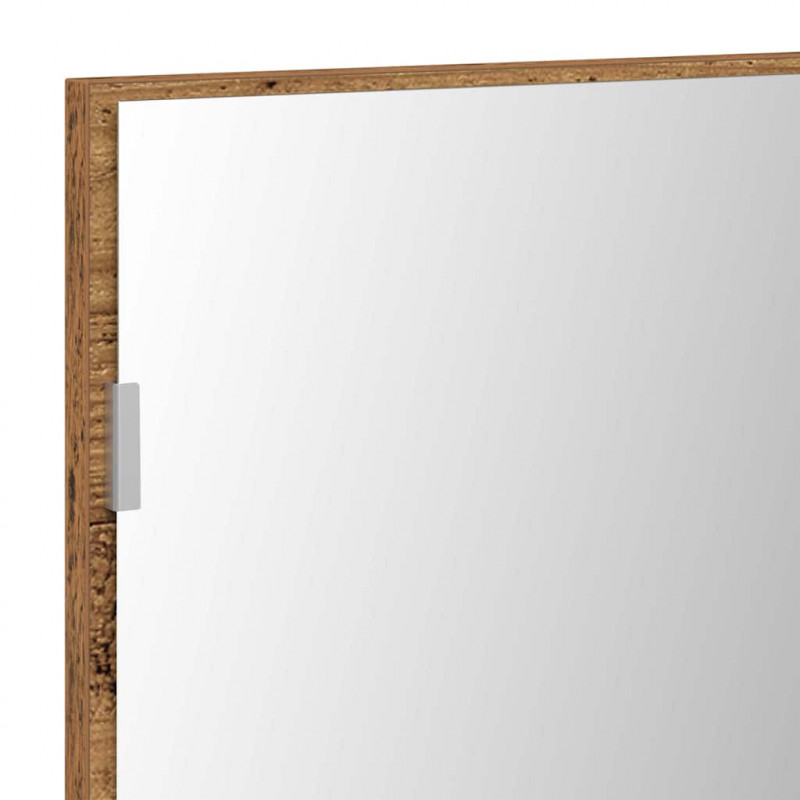 Lustro Stare drewno 80 x 37 cm Szkło i drewno inżynieryjne