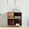 Szafka na płyty winylowe z półką Stare drewno 85 x 38 x 89 cm