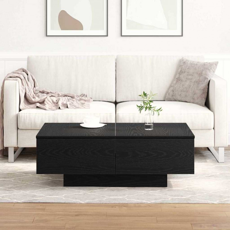 Stolik kawowy Czarny Dąb 90 x 60 x 31 cm