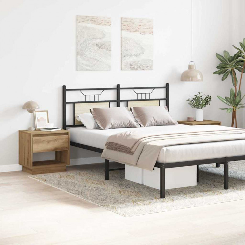 Szafka Nocna z szufladą 2 pcs Dąb rzemieślniczy 45 x 34 x 44 cm