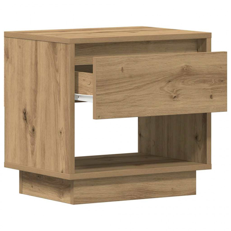 Szafka Nocna z szufladą 2 pcs Dąb rzemieślniczy 45 x 34 x 44 cm