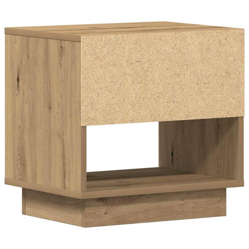 Szafka Nocna z szufladą 2 pcs Dąb rzemieślniczy 45 x 34 x 44 cm
