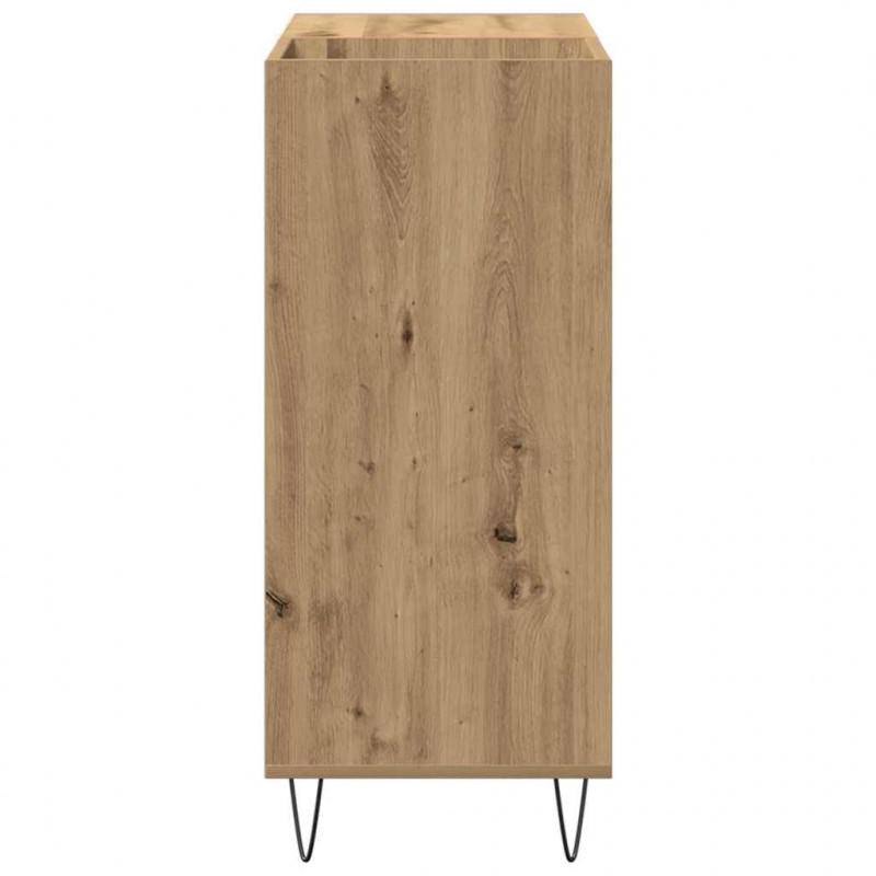 Szafka na płyty winylowe z półką dąb artisan 85 x 38 x 89 cm