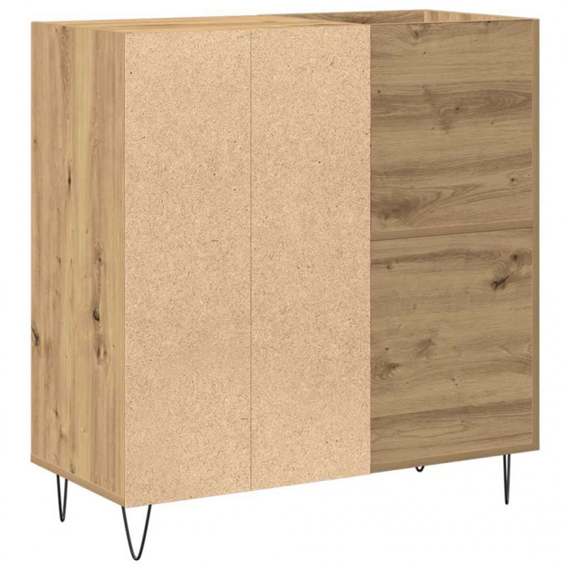 Szafka na płyty winylowe z półką dąb artisan 85 x 38 x 89 cm