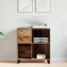 Szafka na płyty winylowe z półką Stare drewno 85 x 38 x 89 cm