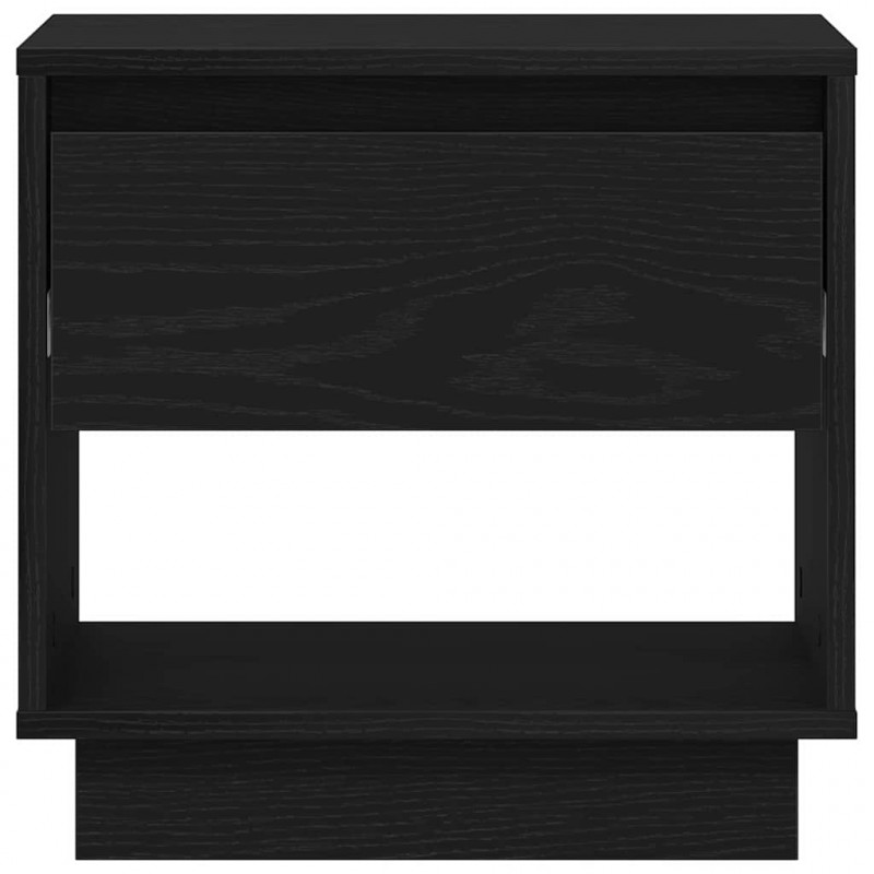 Szafka Nocna z szufladą 2 pcs Czarny Dąb 45 x 34 x 44 cm