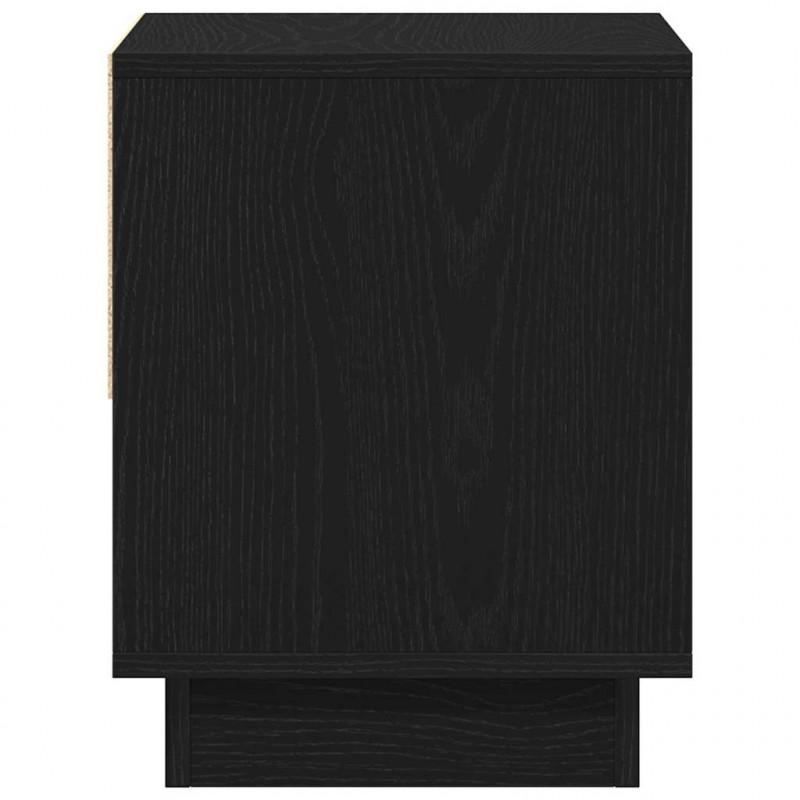 Szafka Nocna z szufladą 2 pcs Czarny Dąb 45 x 34 x 44 cm