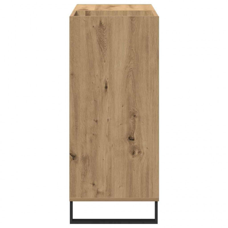 Szafka na płyty winylowe z półką dąb artisan 85 x 38 x 89 cm