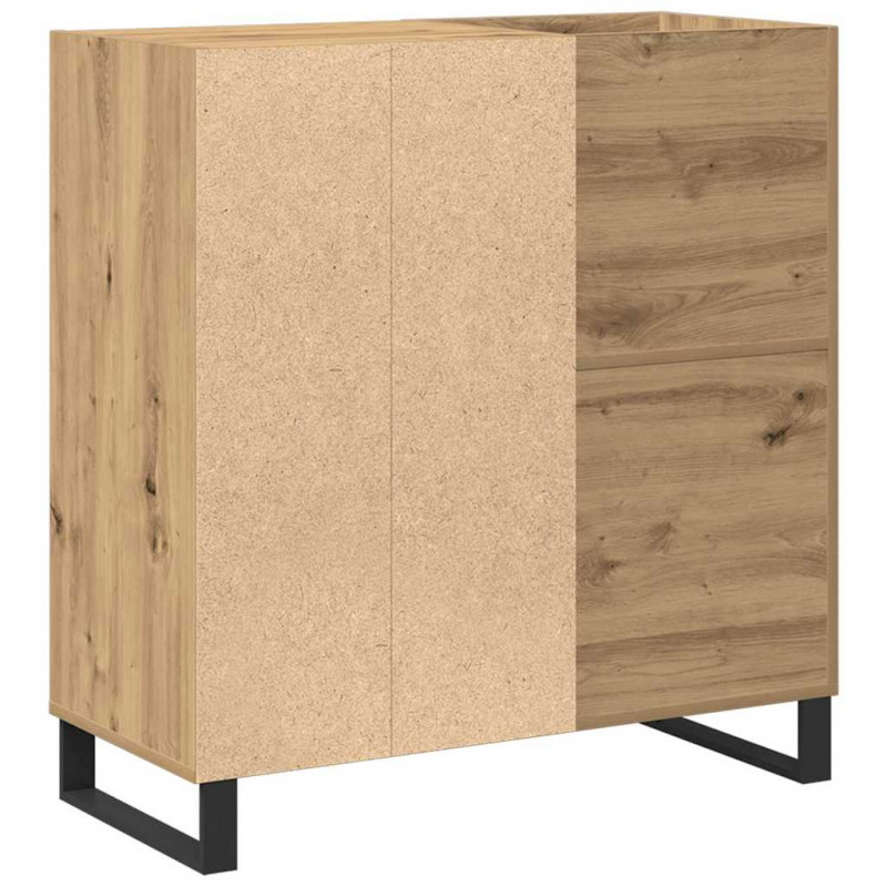Szafka na płyty winylowe z półką dąb artisan 85 x 38 x 89 cm