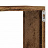 Półki ścienne z półką 2 pcs Stare drewno 80 x 15 x 26 cm
