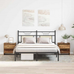 Szafka Nocna z szufladą 2 pcs Stare drewno 45 x 34 x 44,5 cm