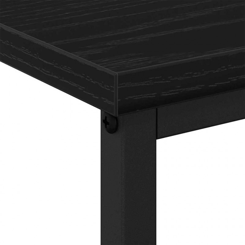 Szafka Nocna Czarny Dąb 41 x 31 x 80 cm Materiał drewnopochodny