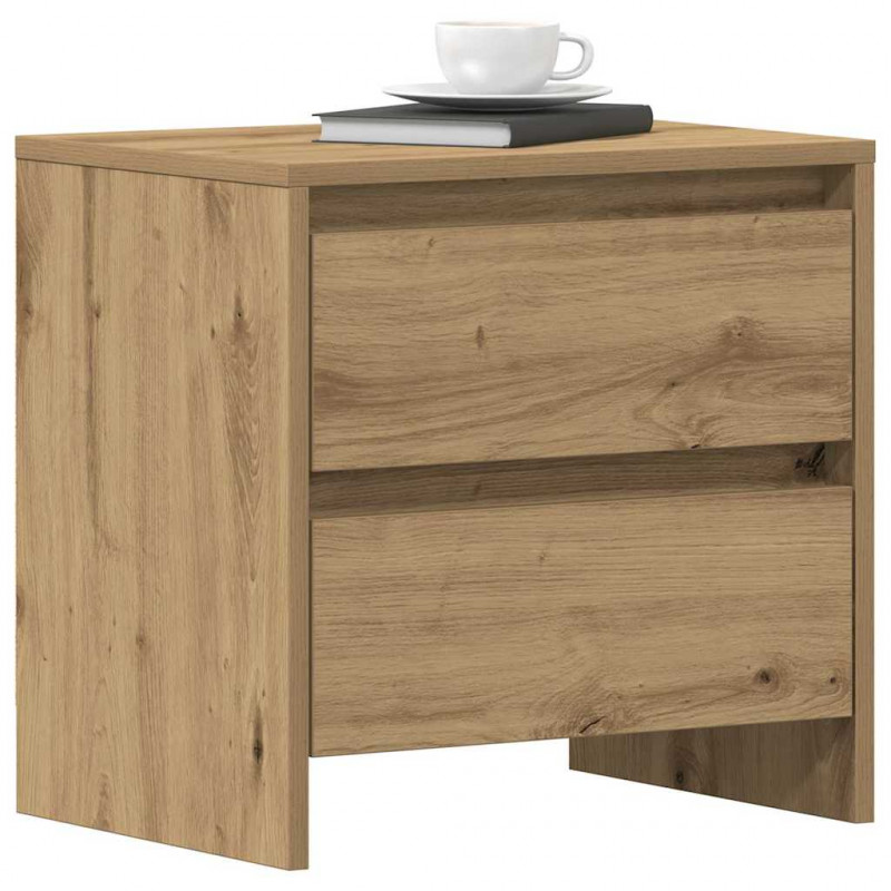 Szafka Nocna 2 pcs Dąb rzemieślniczy 45 x 34 x 44,5 cm