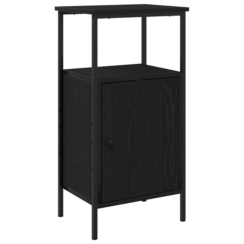 Szafka Nocna 2 pcs Czarny Dąb 41 x 31 x 80 cm
