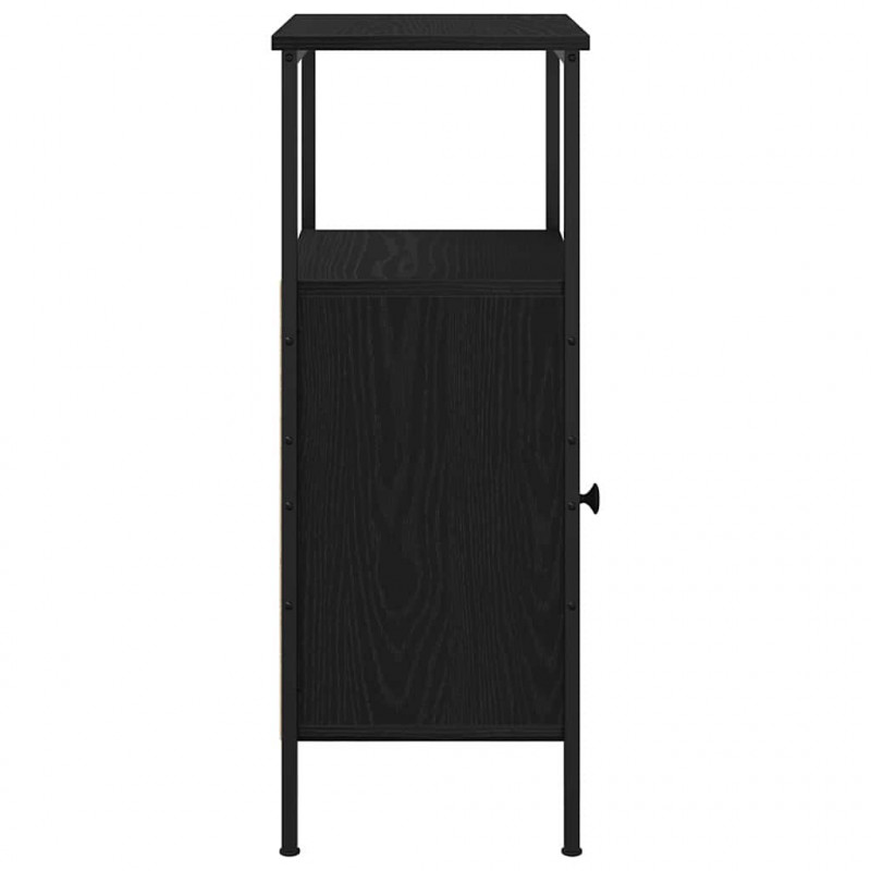 Szafka Nocna 2 pcs Czarny Dąb 41 x 31 x 80 cm