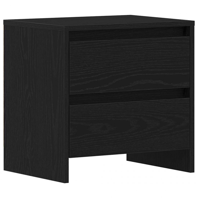 Szafka Nocna z szufladą 2 pcs Czarny Dąb 45 x 34 x 44,5 cm