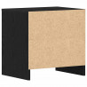 Szafka Nocna z szufladą 2 pcs Czarny Dąb 45 x 34 x 44,5 cm