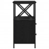 Szafka Nocna z szufladą 2 pcs Czarny Dąb 34 x 35,5 x 70 cm