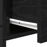 Szafka Nocna z szufladą 2 pcs Czarny Dąb 34 x 35,5 x 70 cm