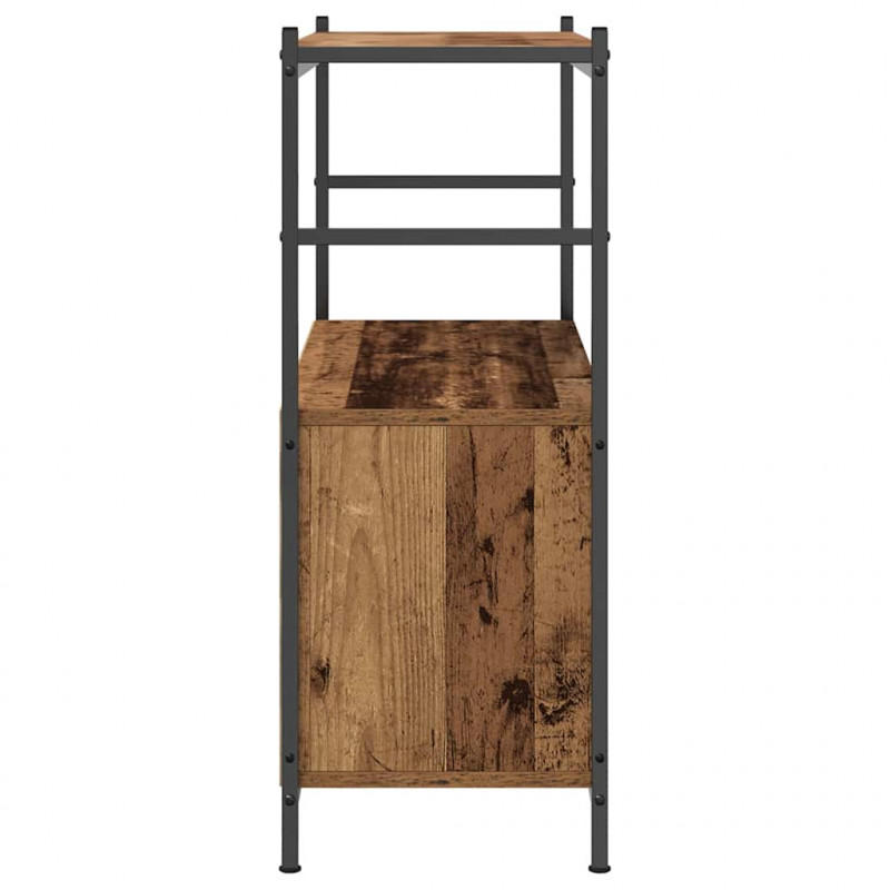 Półka na książki Wędzony dąb 80 x 30 x 78.5 cm