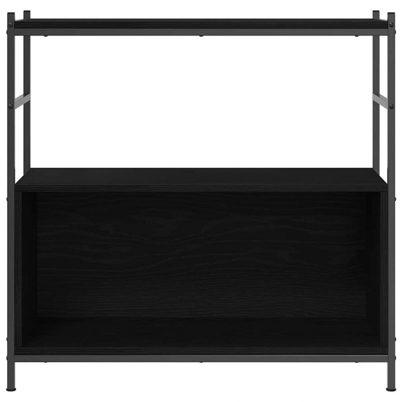 Półka na książki Czarny dąb 80 x 30 x 78.5 cm