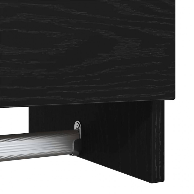 Garderoba Czarny Dąb 100 x 32,5 x 35 cm Materiał drewnopochodny
