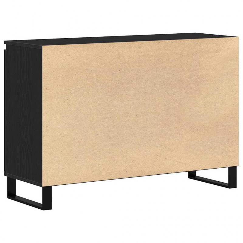 Bufet Czarny Dąb 101,5 x 35 x 70 cm Materiał drewnopochodny